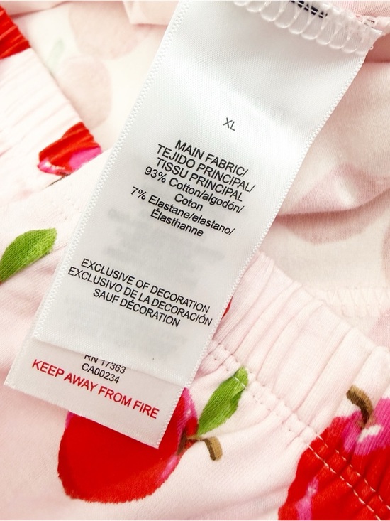 BedHead Pajamas PJ’s An Apple A Day Long Sleeve Classic Stretch Jersey PJ Set - Picture 16 of 16